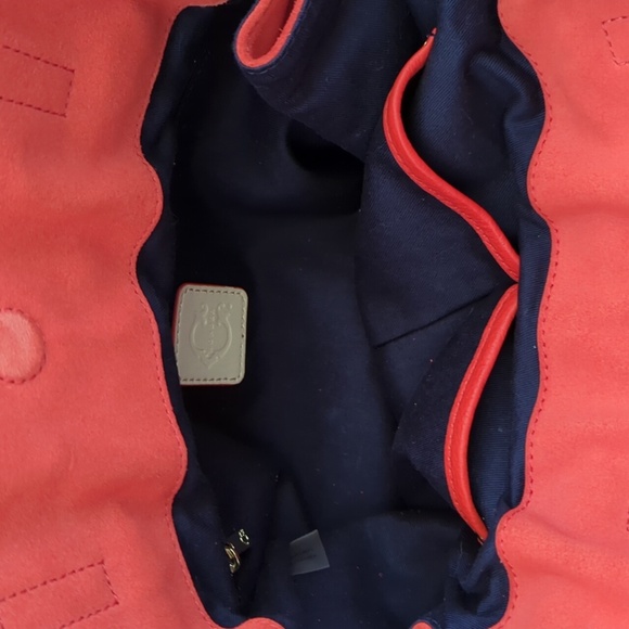 C. Wonder Orange Leather Tote Bag - Picture 5 of 5